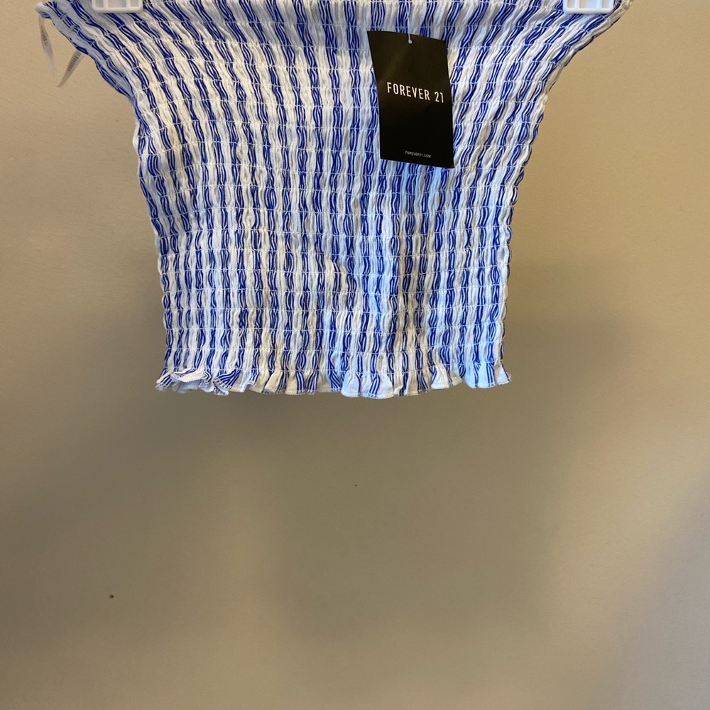 NWT Forever 21 Stripe Bandeau